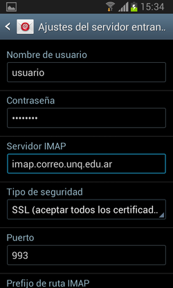 Android - Usuario y Contraseña.